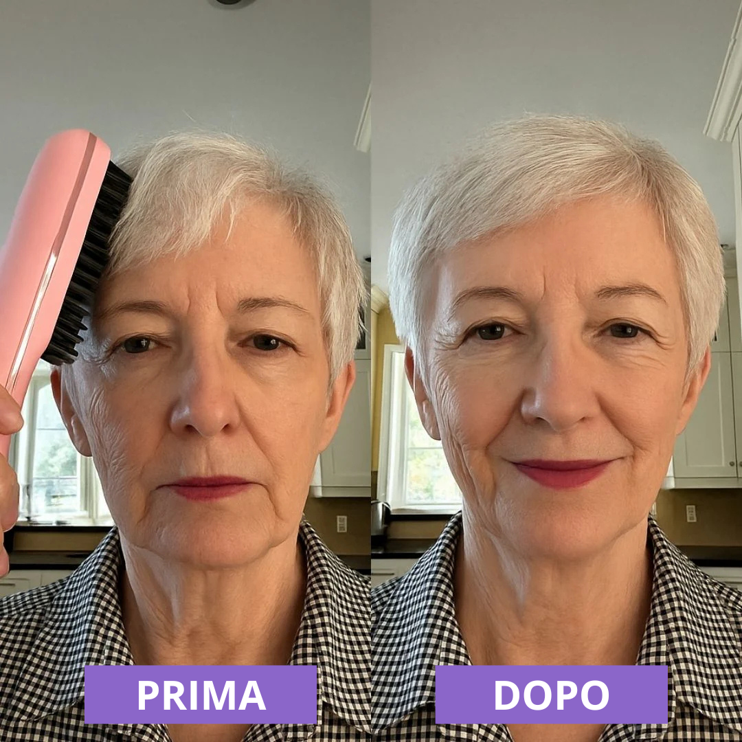 HairGo® - Spazzola Lisciante Riscaldata - Portatile & Senza Fili