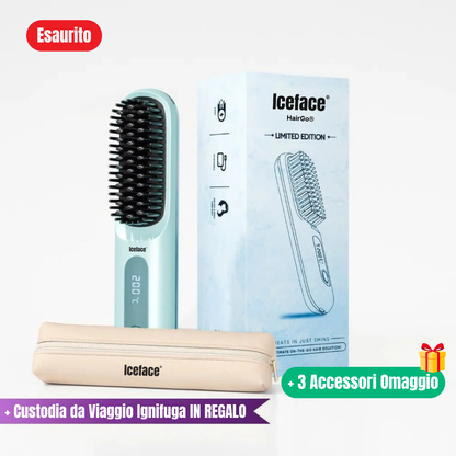 HairGo® - Spazzola Lisciante Riscaldata - Portatile & Senza Fili